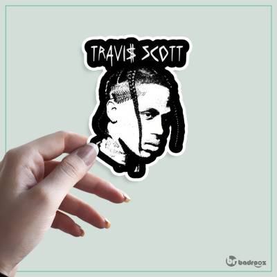 استیکر و برچسب تراویس اسکات  - Travis Scott