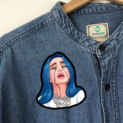 پچ حرارتی (برچسب لباس)  بیلی آیلیش 1 - Billie Eilish