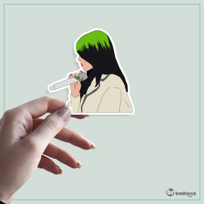 استیکر و برچسب بیلی آیلیش 2 - Billie Eilish
