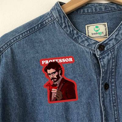 پچ حرارتی (برچسب لباس) سرقت پول - پروفسور  professor 2