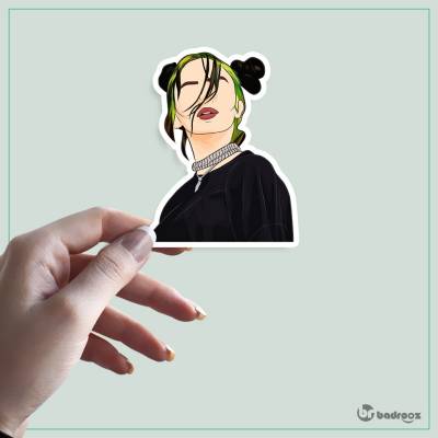 استیکر و برچسب بیلی آیلیش 3 - Billie Eilish