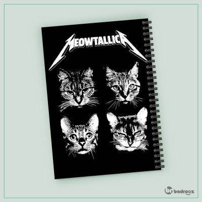 دفتر یادداشت Meowtallica