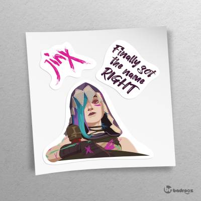 پک استیکر  جینکس از سریال آرکین (Jinx Arcane)