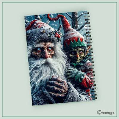 دفتر یادداشت Santa & Elfi