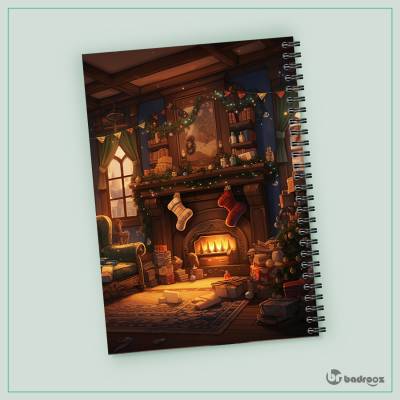 دفتر یادداشت Christmas Home