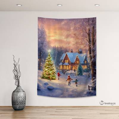 بک دراپ Christmas Yard