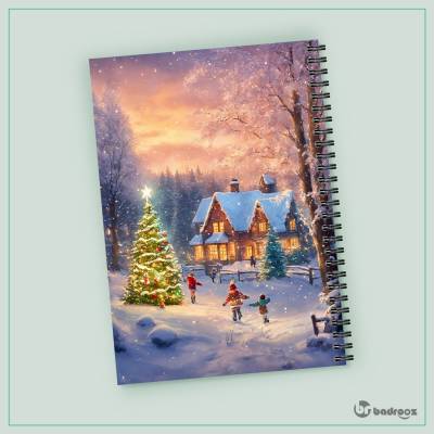 دفتر یادداشت Christmas Yard