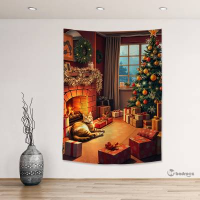 بک دراپ Christmas Home 2