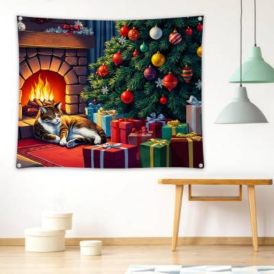 دراپ بنر Christmas Home 3
