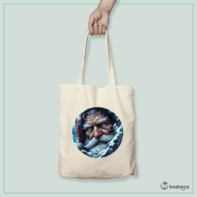 کیف خرید کتان (توت بگ) Santa AI