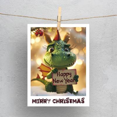 پولاروید(فتوکارت) Christmas Dragon