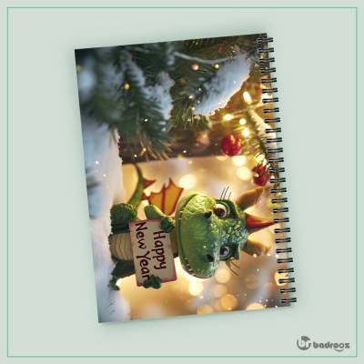 دفتر یادداشت Christmas Dragon