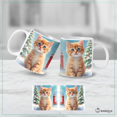 ماگ  Christmas Cat