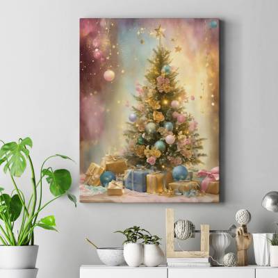 تابلو کنواس (بوم) Christmas Tree