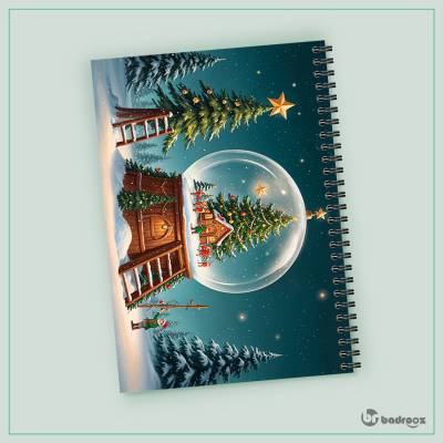 دفتر یادداشت Christmas Globe