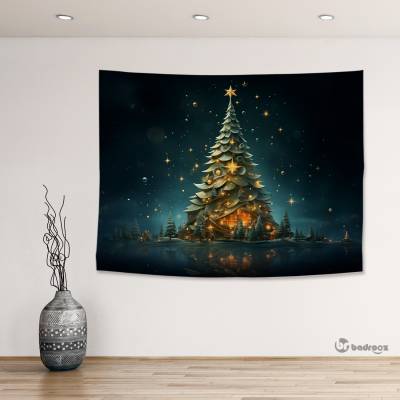 بک دراپ Christmas Tree 2