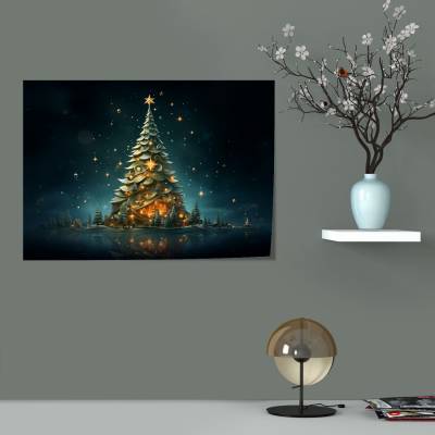 پوستر سیلک Christmas Tree 2