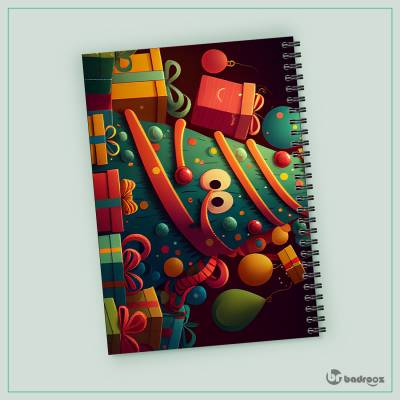 دفتر یادداشت Christmas Tree & Gifts