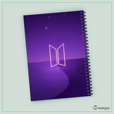 دفتر یادداشت bts logo  2
