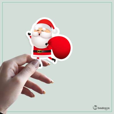 استیکر و برچسب Cute Santa