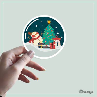 استیکر و برچسب Christmas Night 3