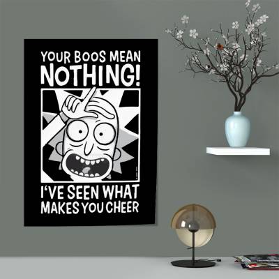 پوستر سیلک ریک و مورتی 5 -Rick and Morty