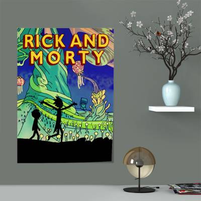 پوستر سیلک ریک و مورتی 6-Rick and Morty