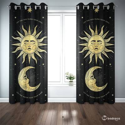 پرده پانچ Moon - Sun