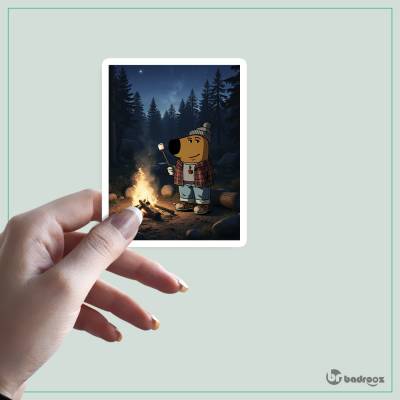 استیکر و برچسب چیل گای جنگلی