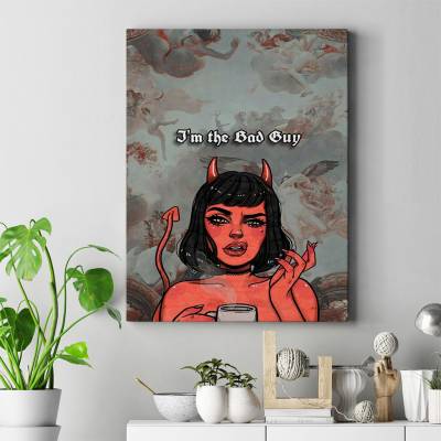 تابلو کنواس (بوم) devil