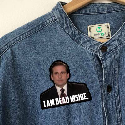 پچ حرارتی (برچسب لباس)  I am Dead Inside