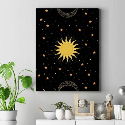 تابلو کنواس (بوم) Sun 2