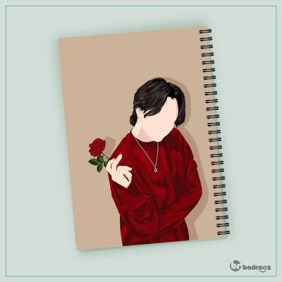 دفتر یادداشت jungkook جونگ کوک مینیمال 