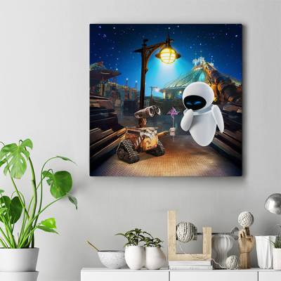تابلو کنواس مربع (بوم) 4 Wall.E