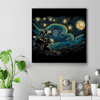 تابلو کنواس مربع (بوم) 13 Wall.E
