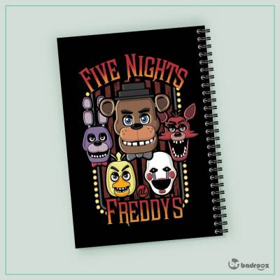 دفتر یادداشت 13 Five Nights AT Freddy`s