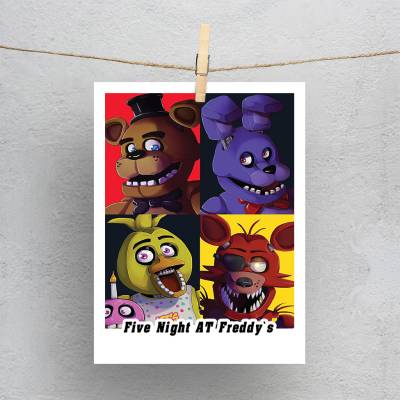 پولاروید(فتوکارت) 15 Five Nights AT Freddy`s