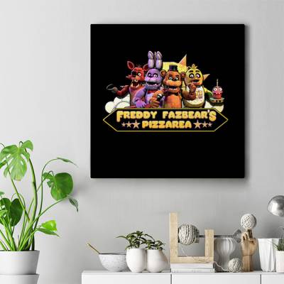 تابلو کنواس مربع (بوم) 18 Five Nights AT Freddy`s