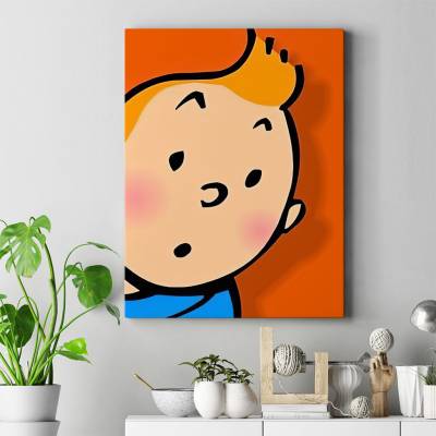 تابلو کنواس (بوم) تن تن - TinTin 5