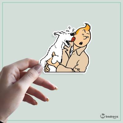 استیکر و برچسب تن تن - TinTin 6