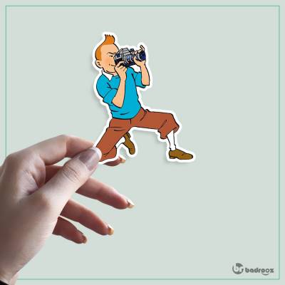 استیکر و برچسب تن تن - TinTin 8