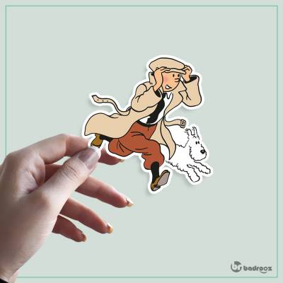 استیکر و برچسب تن تن - TinTin12