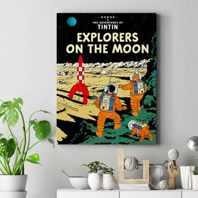 تابلو کنواس (بوم) تن تن - TinTin14