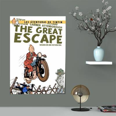 پوستر سیلک تن تن - TinTin 15