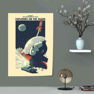 پوستر سیلک تن تن - TinTin 17
