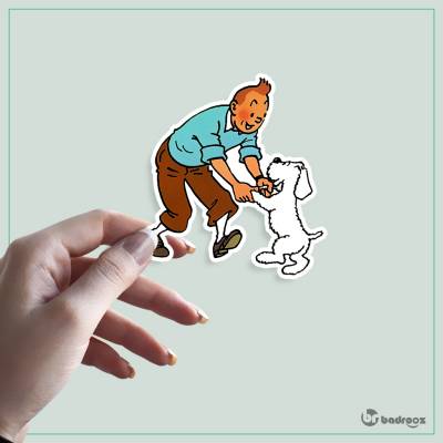 استیکر و برچسب تن تن - TinTin 20