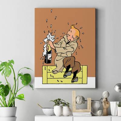تابلو کنواس (بوم) تن تن - TinTin 24