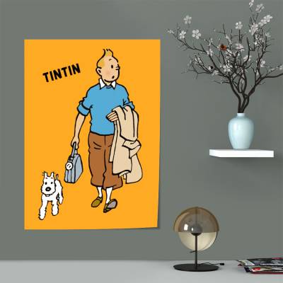 پوستر سیلک تن تن - TinTin 27