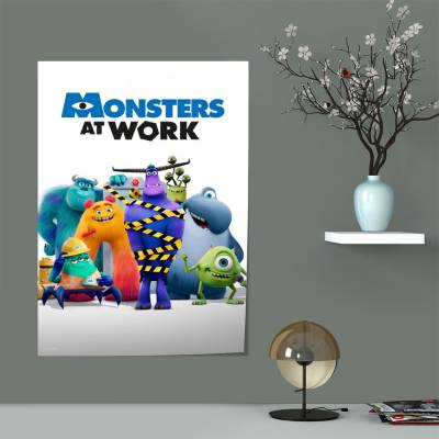پوستر سیلک کارخانه هیولاها - Monster INC 2