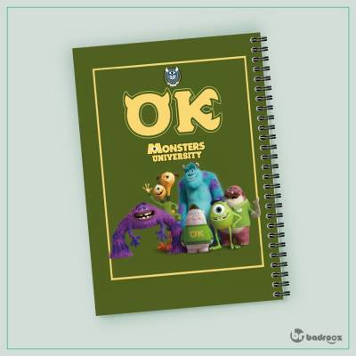 دفتر یادداشت کارخانه هیولاها - Monster inc 